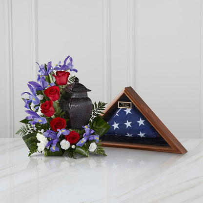 Patriotic Tribute Arrangement – MAGGIE'S FLORIST AND GIFTS, Decatur AL