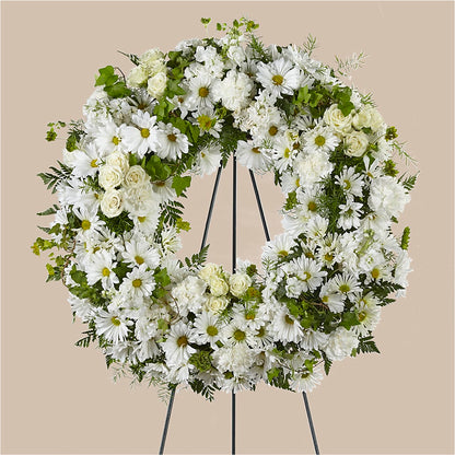 Faithful Wishes Wreath – MAGGIE'S FLORIST AND GIFTS, Decatur AL