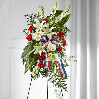 Stars of Life Standing Spray – MAGGIE'S FLORIST AND GIFTS, Decatur AL
