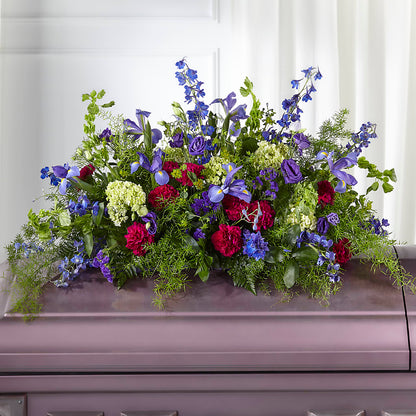 Always Treasured Casket Spray – MAGGIE'S FLORIST AND GIFTS, Decatur AL