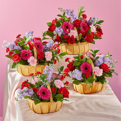Pink Picnic Basket – MAGGIE'S FLORIST AND GIFTS, Decatur AL