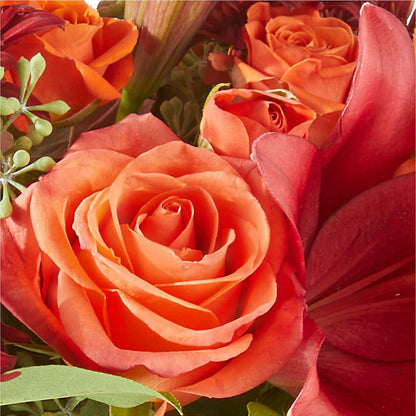 Crimson Leaves Bouquet – MAGGIE'S FLORIST AND GIFTS, Decatur AL