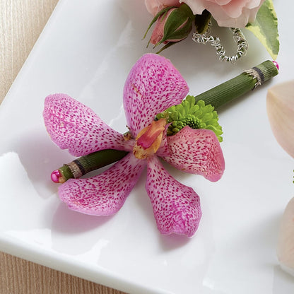 Pink Mokara Boutonniere – MAGGIE'S FLORIST AND GIFTS, Decatur AL