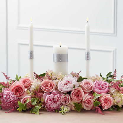 Worldwide Romance Unity Candle Arrangement – MAGGIE'S FLORIST AND GIFTS, Decatur AL