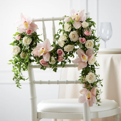 Orchid Rose Chair Décor – MAGGIE'S FLORIST AND GIFTS, Decatur AL