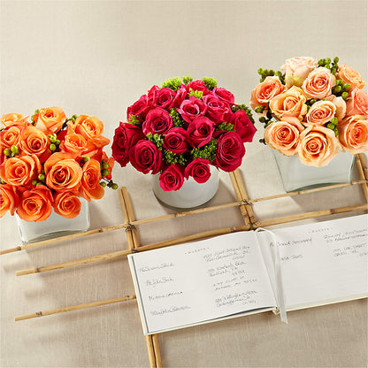 Dawn Rose Centerpiece – MAGGIE'S FLORIST AND GIFTS, Decatur AL