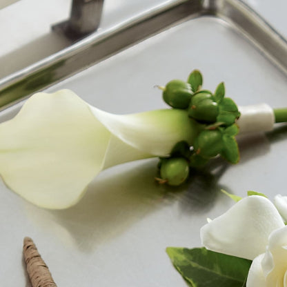 White Calla Boutonniere – MAGGIE'S FLORIST AND GIFTS, Decatur AL